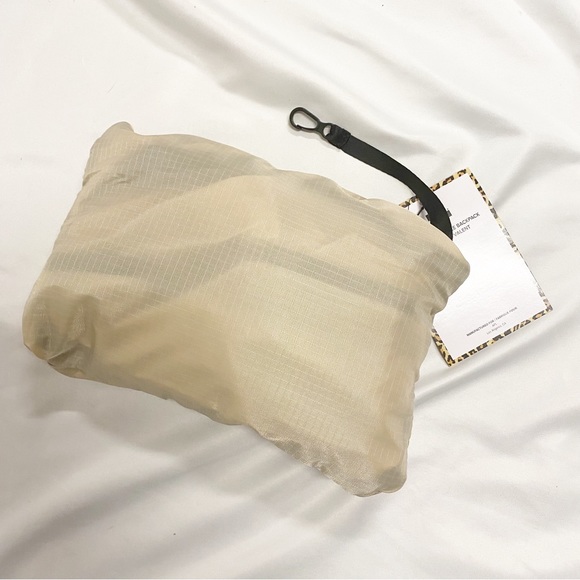 APL All Purpose Packable Beige & Animal Print Backpack - Picture 12 of 13